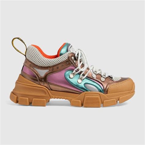 tenis gucci de mujer originales|zapatilla deportiva flashtrek gucci.